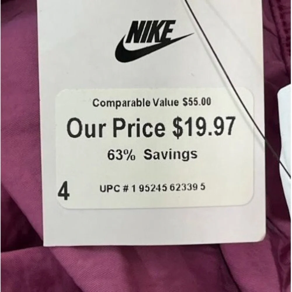 Nike‎ Womens Standard Fit High Rise Skirt - Pink Size S